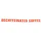 Decal - Decaffeinated for Bunn Part# 00879.0000