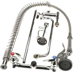 Pre Rinse Wall Mnt W/ Add-On for T&S Brass Part# 0133ADF12B