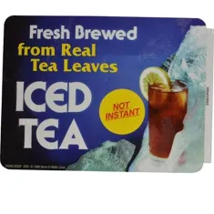 Decal,Iced Tea (Fresh Brewed) for Bunn Part# 03043-0002
