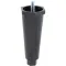 Leg , 1/4-20, 4"H, Plst, Blk for Cecilware Part# GMM172A