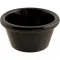 Ramekin,Smooth , 2 Oz,Black, 12-Pk for AllPoints Part# 2801380