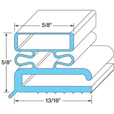 Door Gasket23 1/2" X 59 1/2" for Traulsen Part# 04505