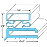 Traulsen - SER-04505-00 - 23 1/2 in x 59 1/2 in Door Gasket