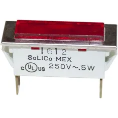 Signal Light3/8" X 1-5/16" Red 250V for Blodgett Part# 06504