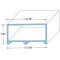 Gasket, Door for Crescor Part# 0861 256 K