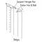 Kason® 38X84 Stripcurtn Cleat Mount, 8 Strips for Kason Part# 100-402LA-6063884