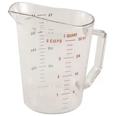 1 Qt Measuring Cup-135 Clear for Cambro Part# 100MCCW135