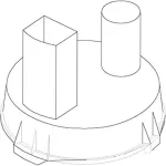 Lid for Robot Coupe Part# 101088