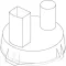 Lid for Robot Coupe Part# 101088S