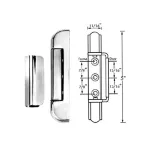 Hinge, Edgemount for Kason Part# 10212000008
