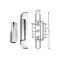 Hinge, Edgemount for Kason Part# 10212000008