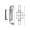 Hinge, Edgemount for Kason Part# 214-000008