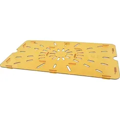Hot Lid 1/3 Sz Solid-150 Amber for Cambro Part# 30HPCH-150
