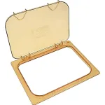 Lid (Ez Access, Half, Amber) for Carlisle Foodservice Products Part# 10438Z