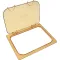 Lid (Ez Access, Half, Amber) for Carlisle Foodservice Products Part# 10438Z