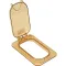 Lid (Ez Access, Ninth, Amber) for Carlisle Foodservice Products Part# CAL10538Z