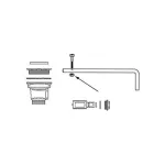 Nut,locking (8-32 Thd) for Fisher Mfg Part# 11177