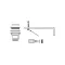 Nut,locking (8-32 Thd) for Fisher Mfg Part# 11177