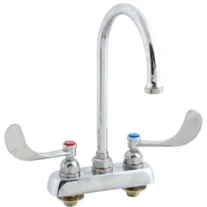 Faucet, 4"Dk, Gsnk,Wrstbld Handle for T&s Part# 1141-04