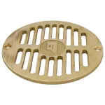 11508 - Franklin - 5 1/2" Round Brass Floor Drain Strainer