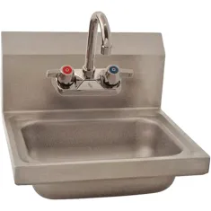 Sink,Hand , S/S,W/Faucet,Drain for AllPoints Part# 1171363