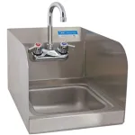 BKHS-W-SS-SS-P-G - Bk Resources - Wall Mount Space Saver Hand Sink