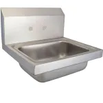 BKHS-W-1410 - Bk Resources - Sink, Hand S/S, W/O Fauce T