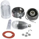 1803LEDA26 Kason - LED Fixture with Lamp (Clear/White)