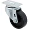 Caster,Plate 3"Od,Swvl,B Lack for AllPoints Part# 1201019