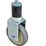 Caster,Stem , 4", Rgd, Gry for AllPoints Part# 1201074