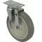Caster,Plate (5"Od,Swvl,Gray) for AllPoints Part# 1201097