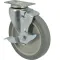 Caster,Plate(5"Od,W/Brak ,Gray for AllPoints Part# 1201098