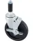 Caster,Stem5"Od,W/Brake, Black for AllPoints Part# 1201118
