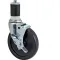 Caster,Stem(5"Od,W/Brake Black for AllPoints Part# 1201131