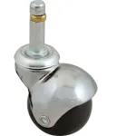 Caster , 2"Ball,7/16" Stem,Blk for AllPoints Part# 1201161