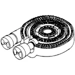 12028 Dynamic Cooking Systems - 3 Ring Burner Assembly
