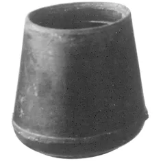 Tip,Crutch , F/ 1-1/4"Tube,Blk for AllPoints Part# 1211142