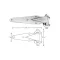 Hinge for Kason Part# 1214-000012