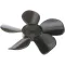 Fan Blade5 1/2", Cw for Norlake Part# 123389