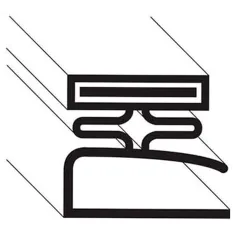 Gasket,Magnetic , 8',Blk,Screw for AllPoints Part# 1271120