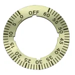 Garland 1314134 Timer, Dial Insert, 0-60 Min, White, Model MCO-G-5, Half Size Gas