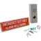 Alarm,Door Exit , Steel Gray for AllPoints Part# 1341189