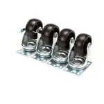 Caster Kit 4 Plate Typeoah (S for Norlake Part# 136043