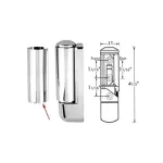 Cover,Hinge for Traulsen Part# TRA14732
