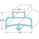 Gasket, Door for Delfield Part# 1701087