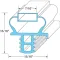 Drawer Gasket for Delfield Part# 1701192