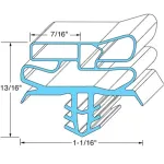 Gasket, Door for Delfield Part# 1701289