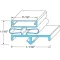 Gasket, Door for Delfield Part# 1702201