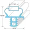 Door Gasket for Delfield Part# 1702751