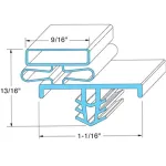 Door Gasket for Delfield Part# 1702909
